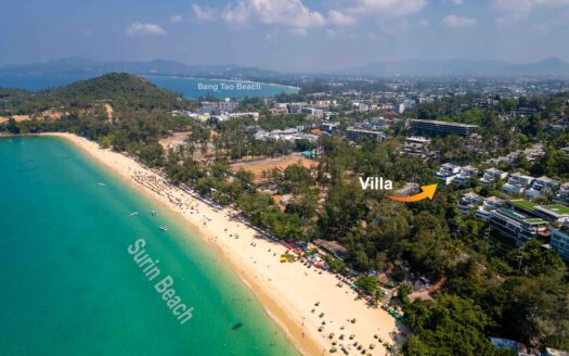 Surin 4 to 6 bedroom villa behind the beach